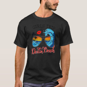 Girls Trip Destin Beach 2022 Women Weekend Birthda T-Shirt