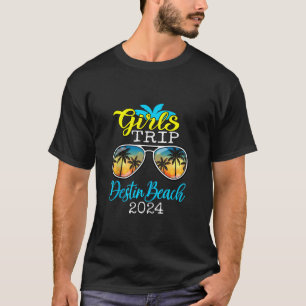 Girls Trip Destin Beach 2024 Womens Weekend Birthd T-Shirt