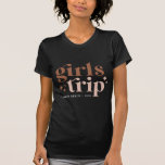Girls Trip | Destination T-Shirt<br><div class="desc">A girls trip IS cheaper than therapy!! Wear this shirt on your next girl's trip... or better yet,  get one for everyone in your group!</div>