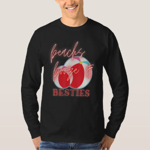 Girls Trip Girls Weekend Friends Beaches Booze & B T-Shirt
