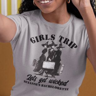 Girls Trip Halloween Witches Custom Party T-Shirt