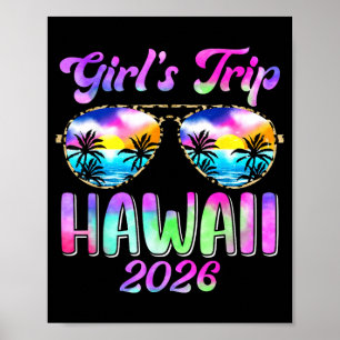 Girls Trip Hawaii 2026 Summer Beach Weekend Poster
