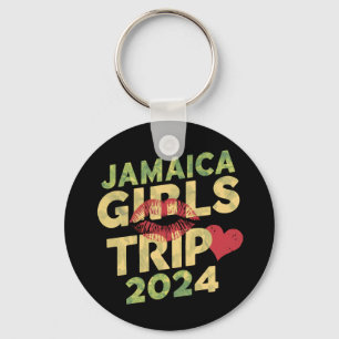 Girls Trip Jamaica 2024 Weekend Summer Vacation Key Ring