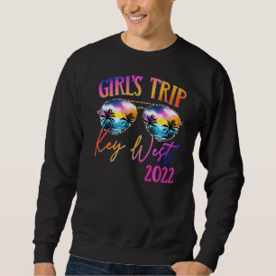 Girls Trip Key West Florida 2022 Sunglasses Summer Sweatshirt