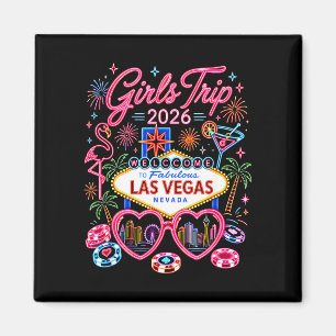 Girls trip las vegas vacation 2026 besties friends magnet