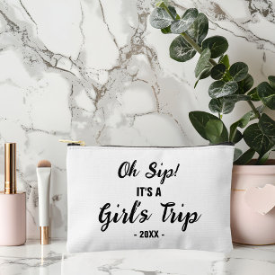 Girls Trip Makeup Weekend Summer Vacation Cosmetic Accessory Pouch