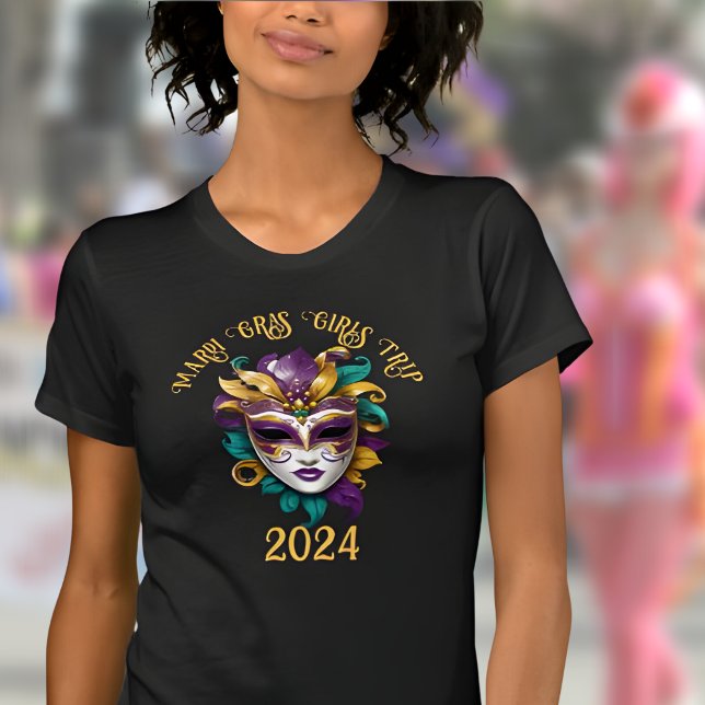 Girls Trip Mardi Gras 2024 Mask T-Shirt (Creator Uploaded)