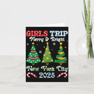 Girls Trip Merry And Bright Xmas New York City Vac Card