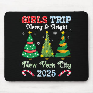 Girls Trip Merry And Bright Xmas New York City Vac Mouse Pad