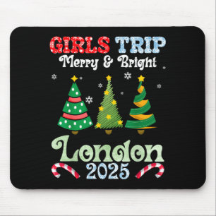 Girls Trip Merry Bright Christmas In London Vacati Mouse Pad