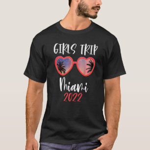Girls Trip Miami 2022 Bachelorette Party Matching  T-Shirt