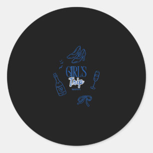 Girls Trip Namibia Weekend Vacation  Classic Round Sticker