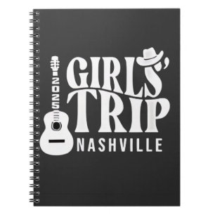 Girls Trip Nashville 2025 Vacation Summer Notebook