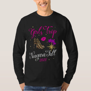 Girls Trip Niagara Fall 2025 Vacation Weekend Birt T-Shirt