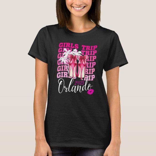 Girls Trip Orlando 2023 Women Weekend Birthday Par T-Shirt (Front)