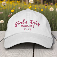 Girls Trip Personalised Embroidered Gift