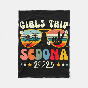 Girls Trip Sedona 2025 Summer Weekend Trip Vacatio Fleece Blanket