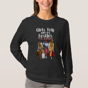 Girls Trip St Louis Besties Melanin Black Vacatio T-Shirt