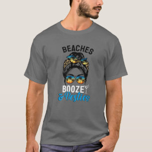 Girls Trip Women, Men Vegas Hawaii Beaches Booze A T-Shirt