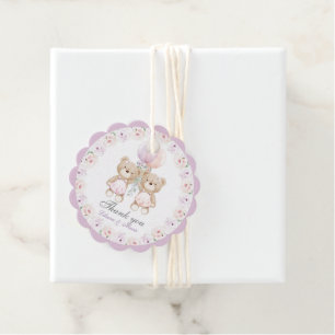 Girls Twin First Communion Thank you gift Favour Tags