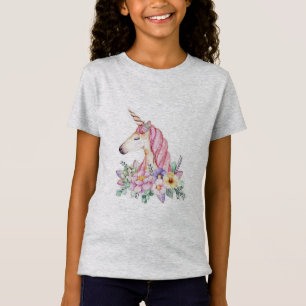 Girls unicorn Jersey t shirt adorable shirt top