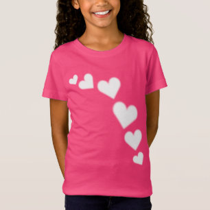 Girl's Valentine's Shirt Girl's Love Tops Custom