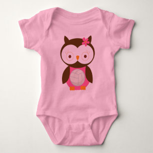 Girls Volleyball Gift Baby Bodysuit