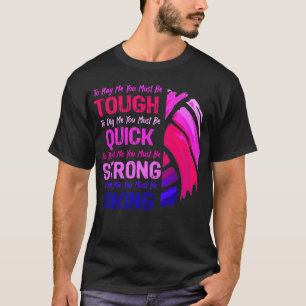Girls Volleyball Pink Design Funny Quote Teens Wil T-Shirt