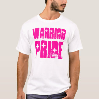 GIRL'S WARRIOR PRIDE TEE...BLACK & PINK T-Shirt