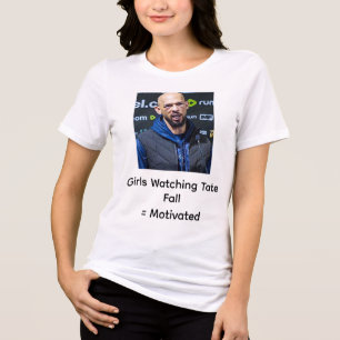 Girls Watching Tate Fall: Motivated Tri-Blend Shirt