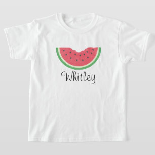 Girls Watercolor Watermelon T-Shirt