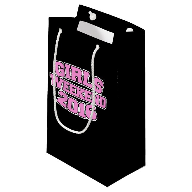 Girls weekend 2016 small gift bag (Front Angled)