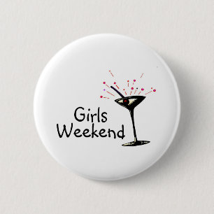 Girls Weekend 6 Cm Round Badge
