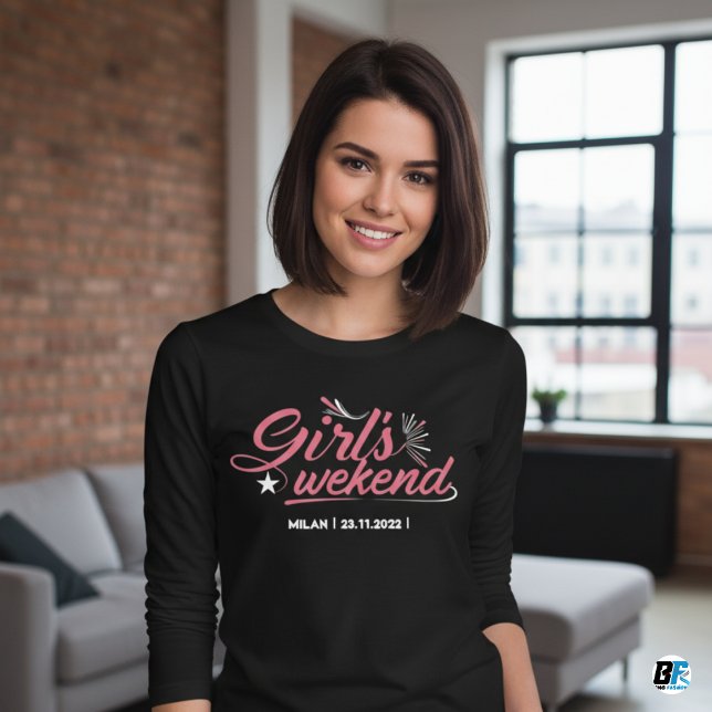 Girls Weekend Away T-shirt Custom Location Date Sweatshirt (Creator Uploaded)