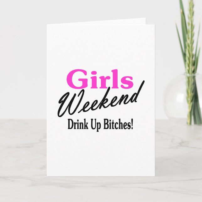 Girls Weekend Card (Front)