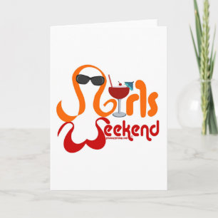 Girls Weekend Party Card