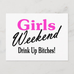 Girls Weekend Postcard
