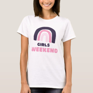 Girls Weekend Retro Bachelorette Party Bride T-Shirt