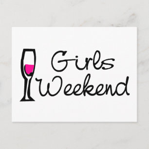 Girls Weekend (Wine) Postcard