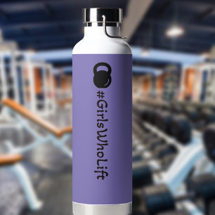 #Girls Who Lift Kettlebell Water Bottle