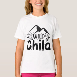Girls' Wild Child T-Shirt - Nature Adventure Graph