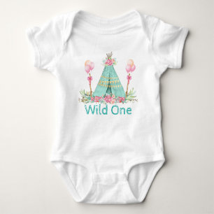 Girls Wild One Birthday Shirts