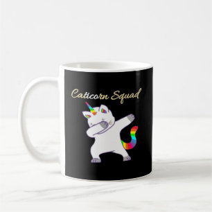 Girls Women Caticorn Squad Cat Unicorn Popular Gif Coffee Mug