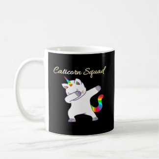 Girls Women Caticorn Squad Cat Unicorn Popular Gif Coffee Mug