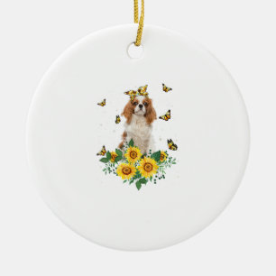 Girls Women Mum Cavalier King Charles Spaniel Dog  Ceramic Tree Decoration
