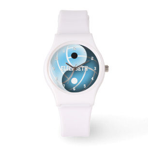 girls yin yang sports blue or ANY colour volleybal Watch