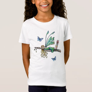 Girls Youth Fairy Butterfly T-Shirt
