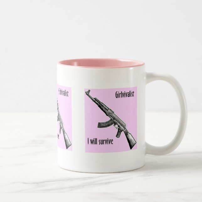 Girlvivalist AK-47 Mug (Right)