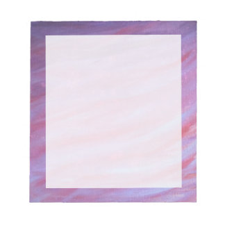 Girly Abstract | Feminine Pink Purple Cute Zebra Notepad