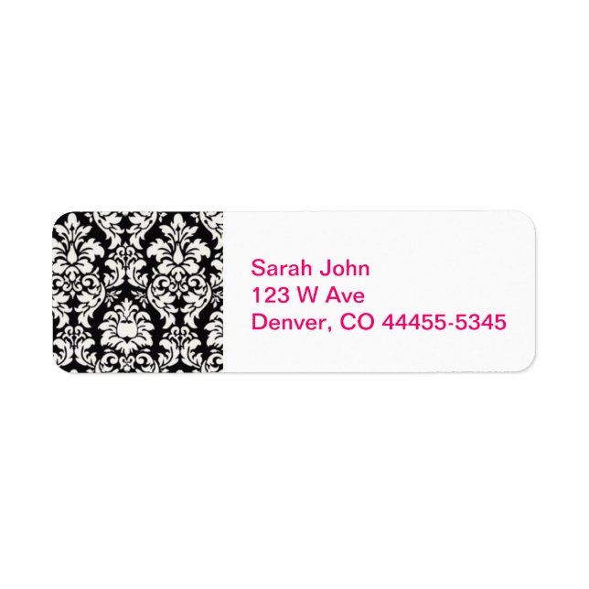 Girly Address Labels (Front)